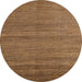 Round Abstract Red Brown Modern Rug, abs4701