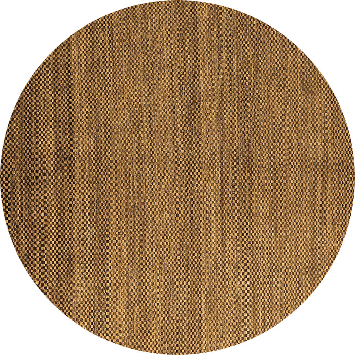 Round Machine Washable Abstract Brown Modern Rug, wshabs4701brn