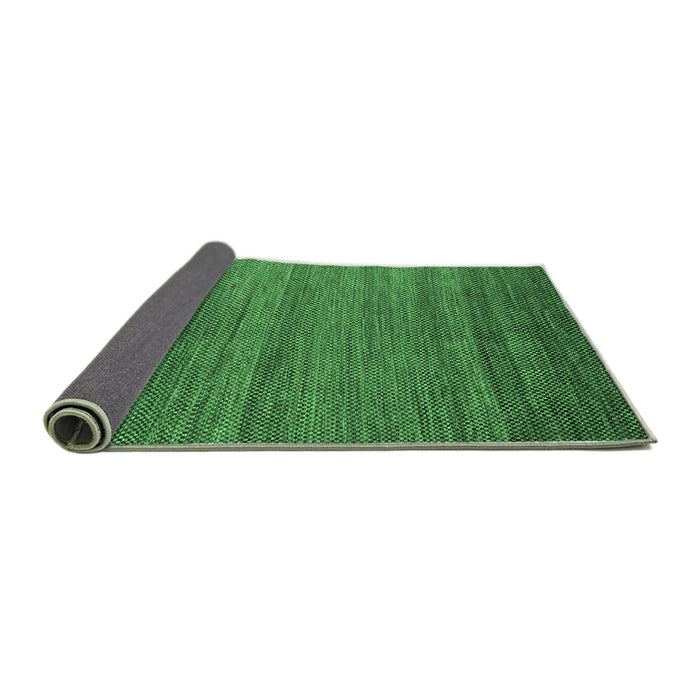 Sideview of Abstract Emerald Green Modern Rug, abs4701emgrn