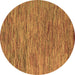 Round Abstract Brown Modern Rug, abs4702brn