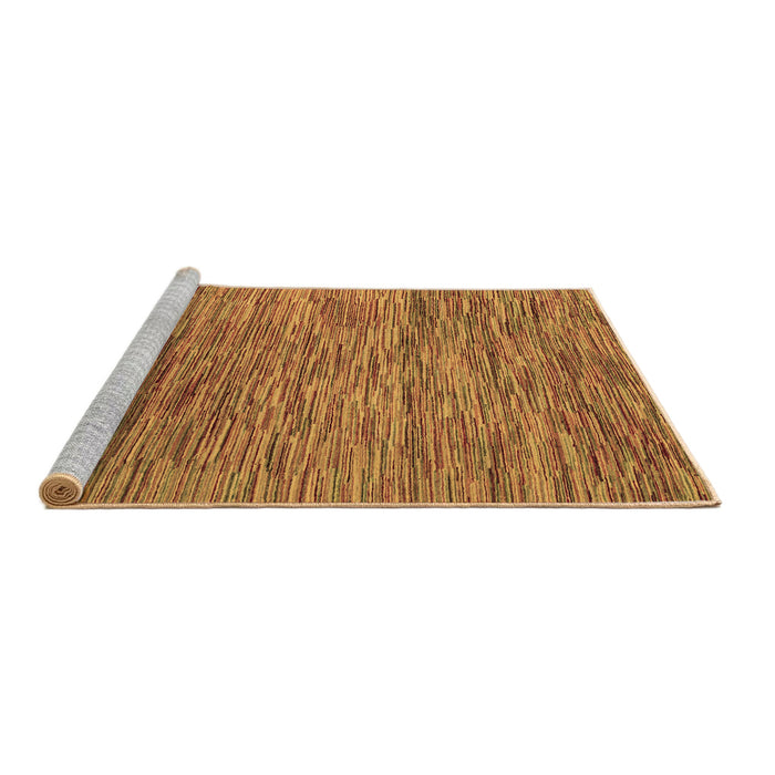 Sideview of Machine Washable Abstract Brown Modern Rug, wshabs4702brn