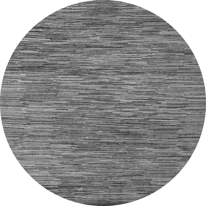 Round Abstract Gray Modern Rug, abs4702gry