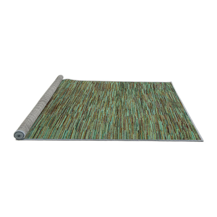 Sideview of Machine Washable Abstract Light Blue Modern Rug, wshabs4702lblu