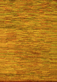 Abstract Yellow Modern Rug, abs4702yw