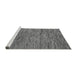 Sideview of Machine Washable Abstract Gray Modern Rug, wshabs4702gry