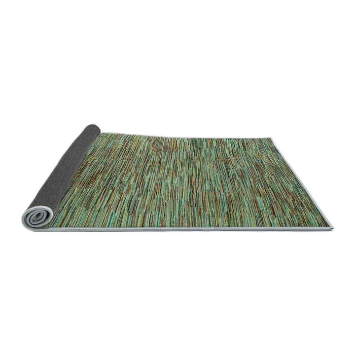 Sideview of Abstract Light Blue Modern Rug, abs4702lblu