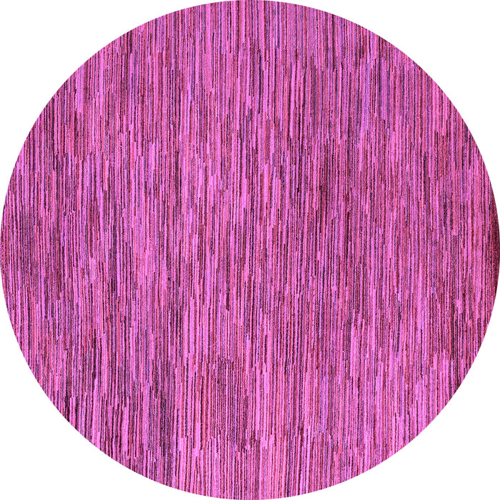 Round Machine Washable Abstract Purple Modern Area Rugs, wshabs4702pur