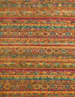 Abstract Cinnamon Brown Modern Rug, abs4703