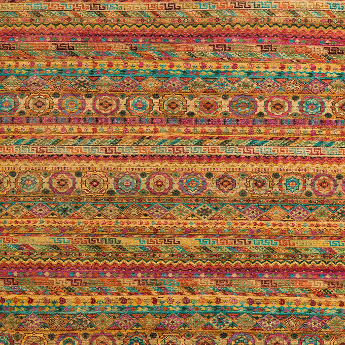 Abstract Cinnamon Brown Modern Rug, abs4703