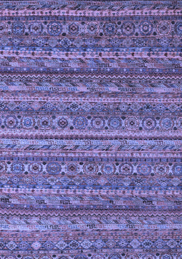 Abstract Blue Modern Rug, abs4703blu