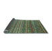 Sideview of Abstract Light Blue Modern Rug, abs4703lblu