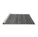 Sideview of Machine Washable Abstract Gray Modern Rug, wshabs4703gry