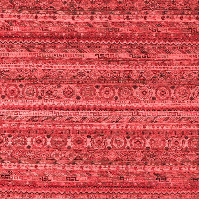 Machine Washable Abstract Red Modern Rug, wshabs4703red