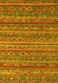 Abstract Yellow Modern Rug, abs4703yw