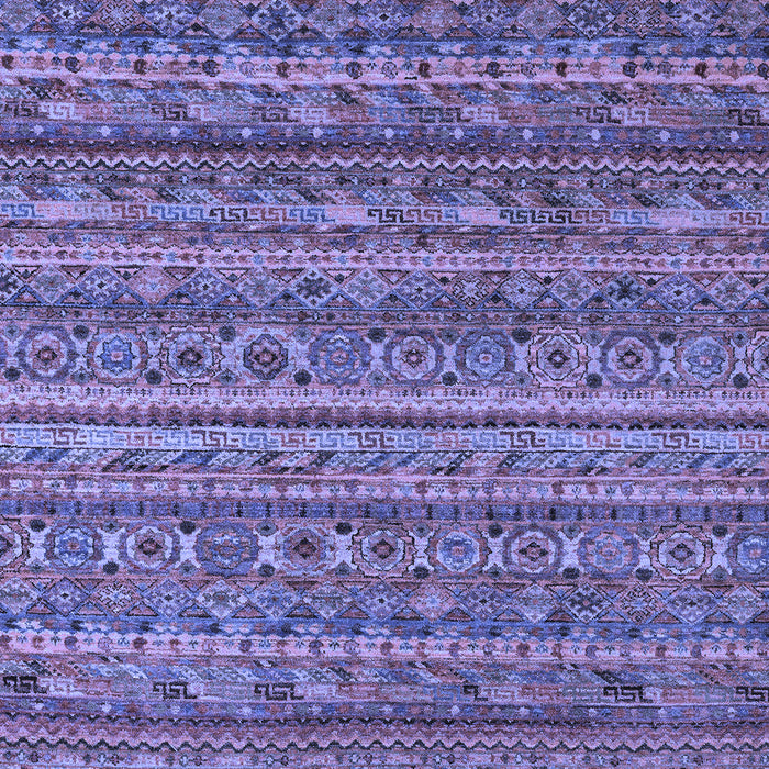Machine Washable Abstract Blue Modern Rug, wshabs4703blu