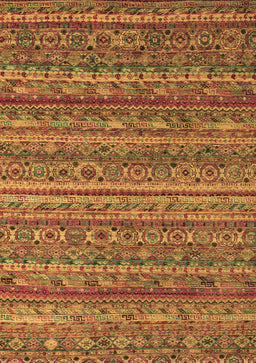 Abstract Brown Modern Rug, abs4703brn