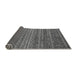 Sideview of Abstract Gray Modern Rug, abs4703gry