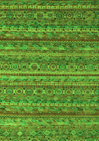 Abstract Green Modern Rug, abs4703grn