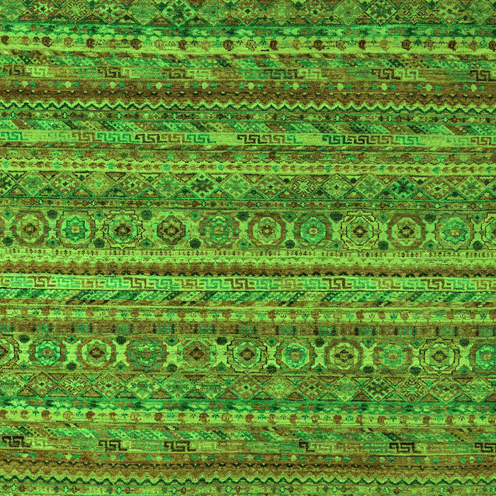 Abstract Green Modern Rug, abs4703grn