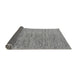 Sideview of Solid Gray Modern Rug, abs4704gry