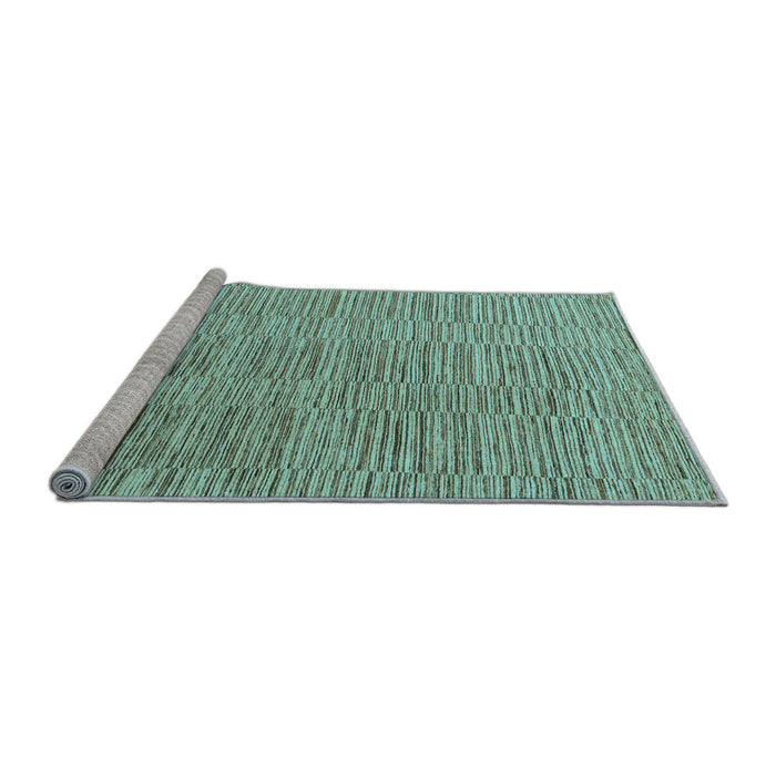 Sideview of Machine Washable Solid Light Blue Modern Rug, wshabs4704lblu