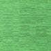 Square Machine Washable Solid Emerald Green Modern Area Rugs, wshabs4704emgrn