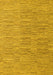 Solid Yellow Modern Rug, abs4704yw