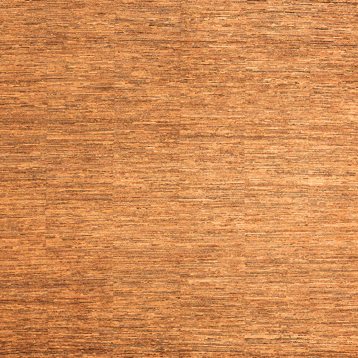 Square Solid Orange Modern Rug, abs4705org