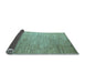 Sideview of Solid Light Blue Modern Rug, abs4705lblu