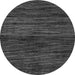 Round Machine Washable Abstract Gray Modern Rug, wshabs4706gry