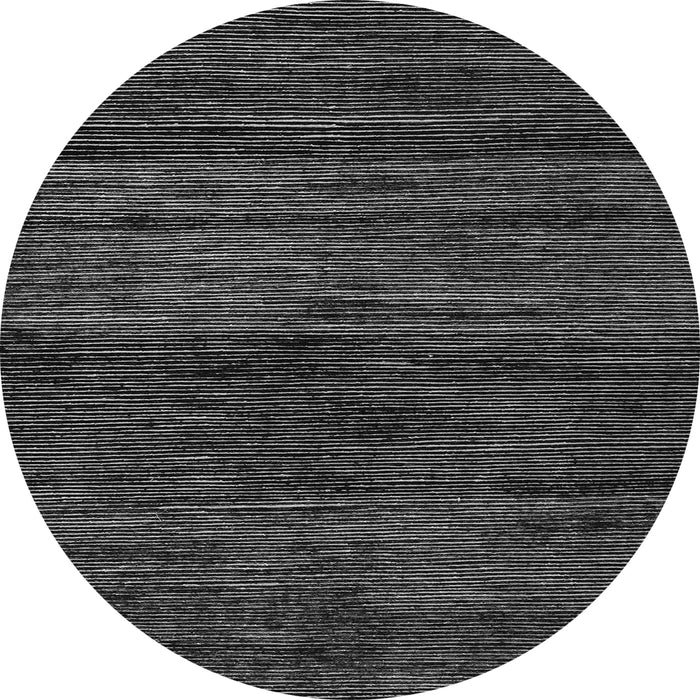 Round Abstract Gray Modern Rug, abs4706gry