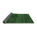 Sideview of Abstract Emerald Green Modern Rug, abs4706emgrn