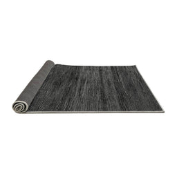 Sideview of Abstract Gray Modern Rug, abs4706gry