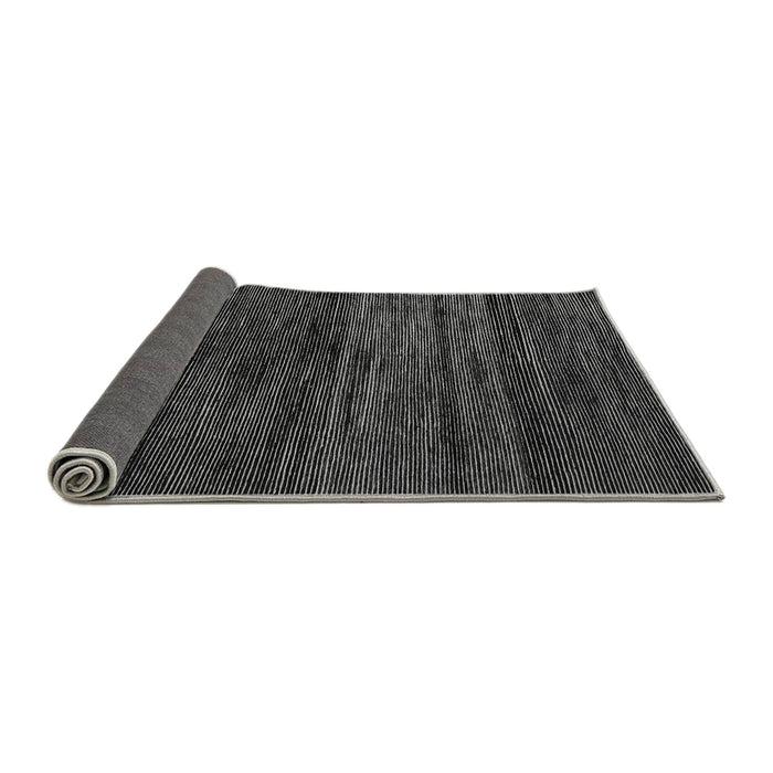Sideview of Abstract Gray Modern Rug, abs4706gry