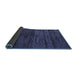 Sideview of Abstract Blue Modern Rug, abs4706blu