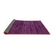 Sideview of Abstract Pink Modern Rug, abs4706pnk