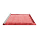 Modern Red Washable Rugs