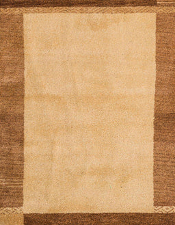 Machine Washable Abstract Orange Rug, wshabs4707