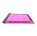 Sideview of Abstract Purple Modern Rug, abs4707pur