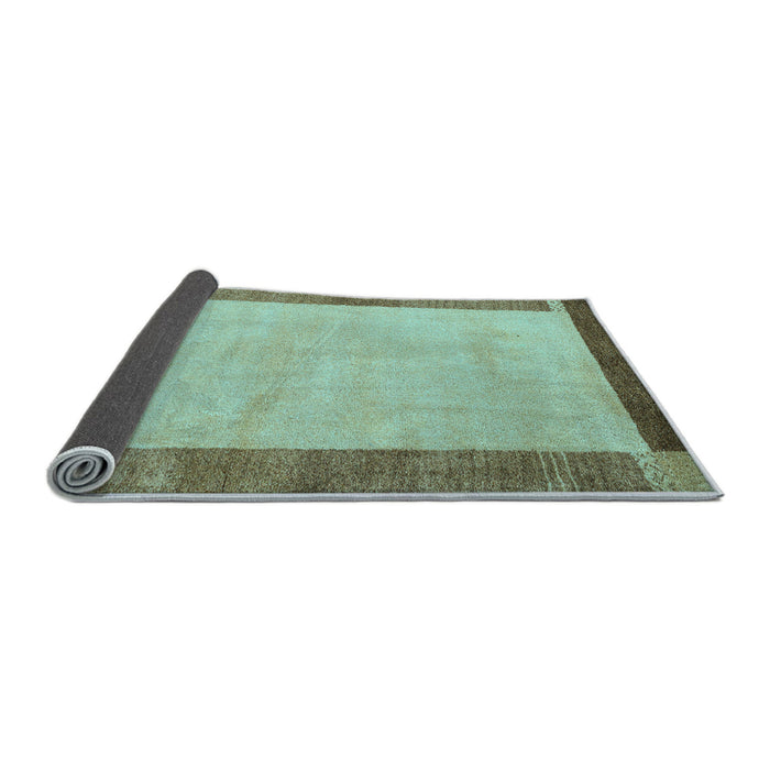 Sideview of Abstract Light Blue Modern Rug, abs4707lblu