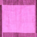 Square Abstract Purple Modern Rug, abs4707pur