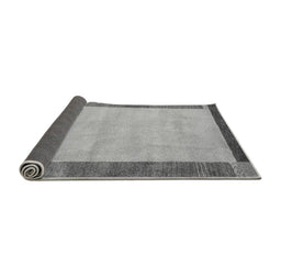 Sideview of Abstract Gray Modern Rug, abs4707gry