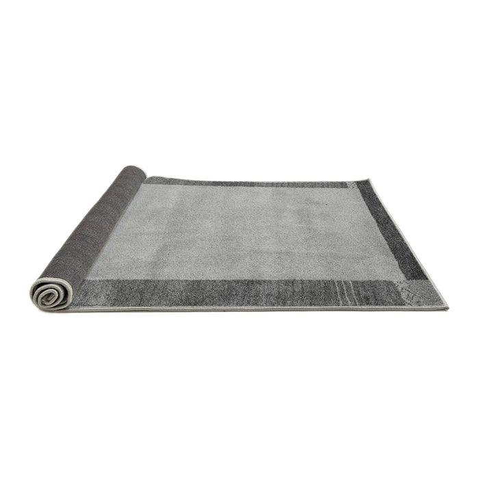 Sideview of Abstract Gray Modern Rug, abs4707gry