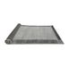 Sideview of Abstract Gray Modern Rug, abs4707gry