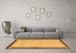 Machine Washable Abstract Brown Modern Rug in a Living Room,, wshabs4707brn