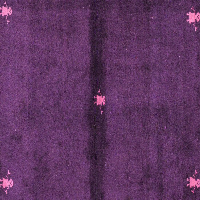 Square Machine Washable Abstract Purple Modern Area Rugs, wshabs4708pur