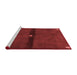 Modern Red Washable Rugs