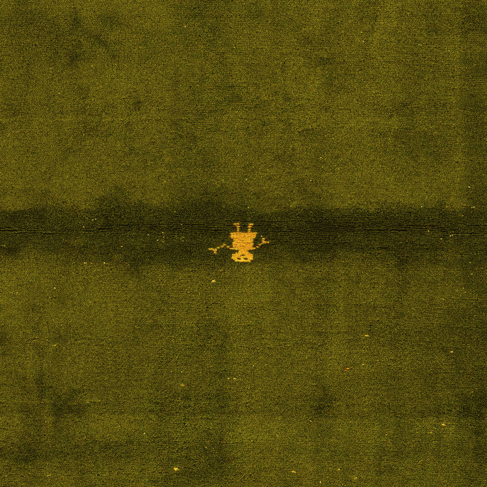 Machine Washable Abstract Yellow Modern Rug, wshabs4708yw