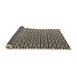 Sideview of Abstract Black Modern Rug, abs4709