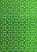 Machine Washable Abstract Green Modern Area Rugs, wshabs4709grn